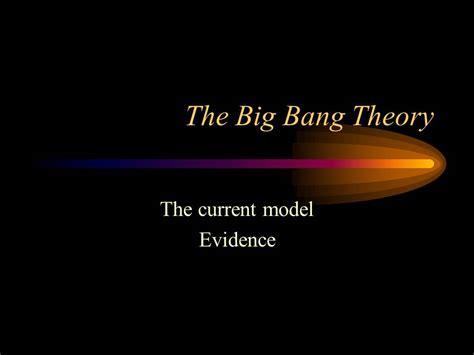 Gcse Physics Y10 Space Lesson 10 Big Bang Theory