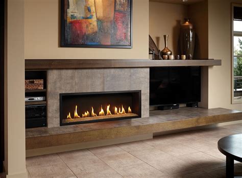 You can choose from a linear burner that gives the appearance of a wide flame or rectangular viewing area with a more modern look. Contemporary Fireplace Ideas | The Fireplace Place