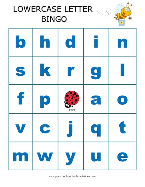 Free Alphabet Bingo Printables Printable World Holiday