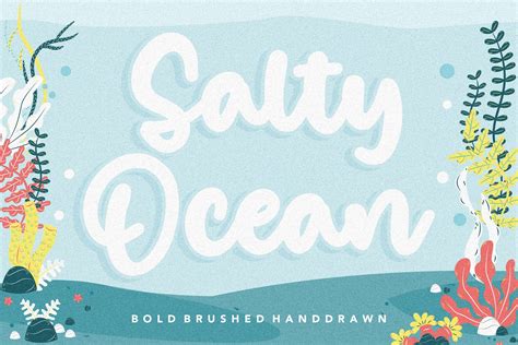 Looking for script ocean fonts? Salty Ocean Bold Brushed Handdraw Font - Free Fonts ...