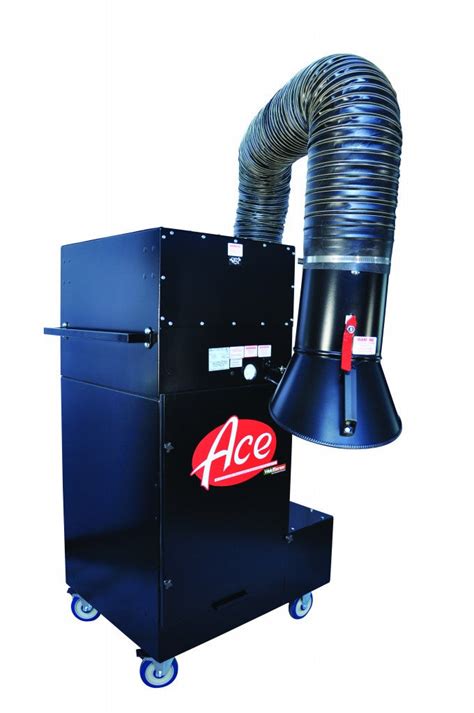 Ace 73 851 Mobile Fume Extractor W Cleanable Filter 10ft Arm 950 Cf