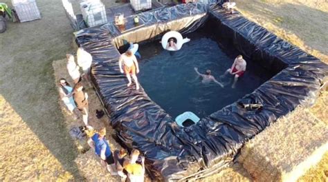 Friday Feature Hay Bale Swimming Pool Panhandle Agriculture