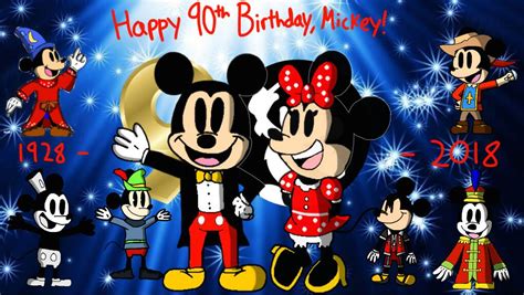 Happy 90th Birthday Mickey Mouse By Babylambcartoons On Deviantart