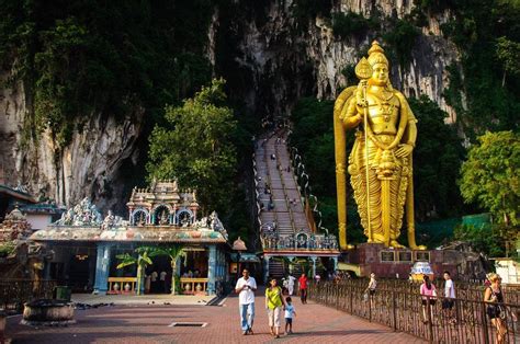 It was built in the 1980s and features three chinese. Batu Caves - Nerd Nomads
