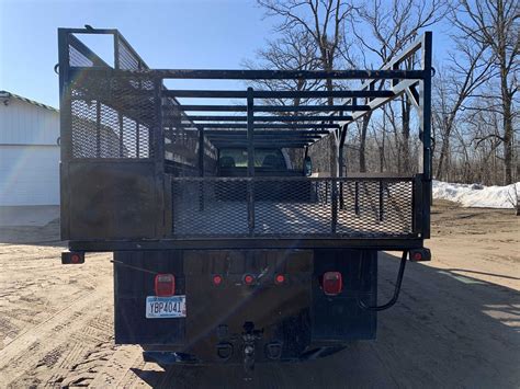 16 Ford F650 Flatbed Heavy Equipment Truck Trailer Auction