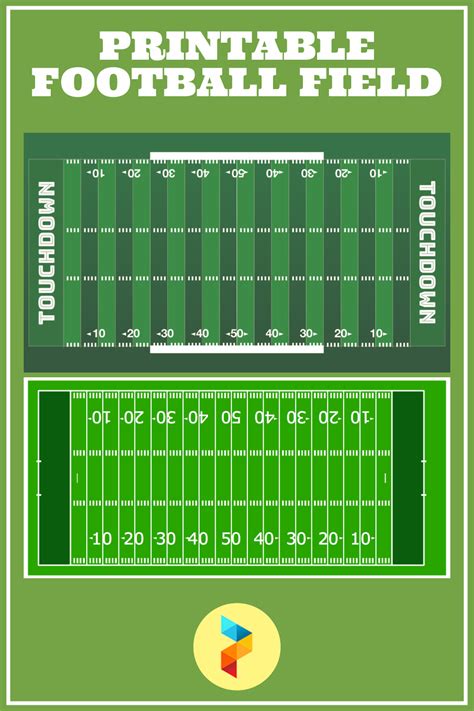 Printable Football Field Game Board