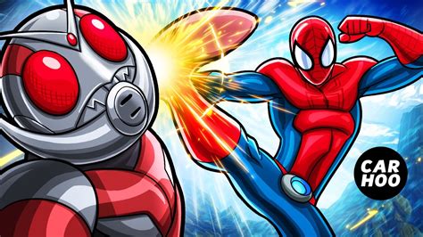 Masked Spider Ep02 Spider Man Vs Antman Fist Fight 【marvels Spider Man Parody】 Youtube