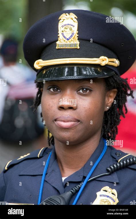 African American Police Woman