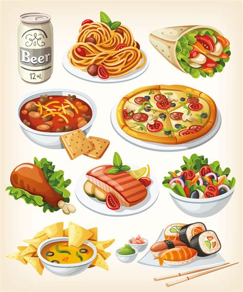 Cartoon Food Clip Art Library