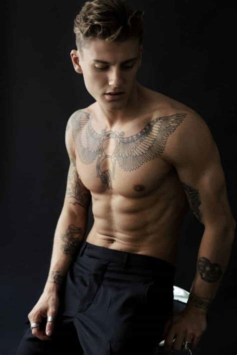 An image that can capture love, tears, joy, anguish, accomplishment and connection, there is no more powerful way to express this than with a chest tattoo. Chest Tattoos for Men - Men's Tattoo Ideas