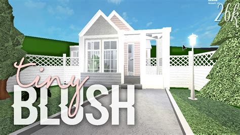 Bloxburg Tiny Blush House 26k Youtube