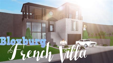 10k no gamepass house house build games roblox game pass cute house house rooms enjoy watching. Bloxburg: Modern French Villa 41k | Doovi