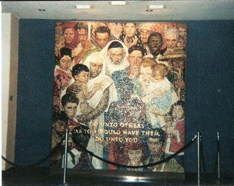 Norman Rockwell S Golden Rule United Nations New York City Norman