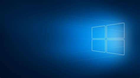 Windows 10 Logo Minimalism Blurred Geometry Operating System Microsoft