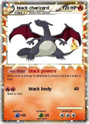 What pokémon cards should i draw next? Pokémon black charizard 30 30 - black powers - My Pokemon Card