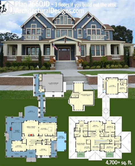 399 Best Large House Plans Images On Pinterest House Floor Plans Big