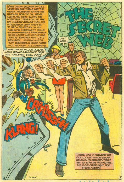 The Charlton Comics Reading Library The Six Million Dollar Man 1 June 1976