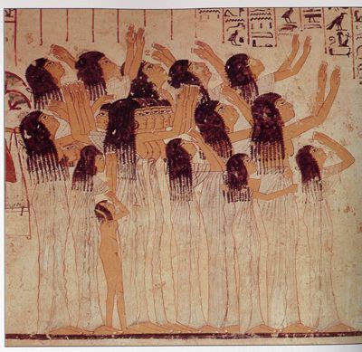 This Ancient Egyptian Art Shows These Women Wearing The Kalasiris With Exposed Breasts
