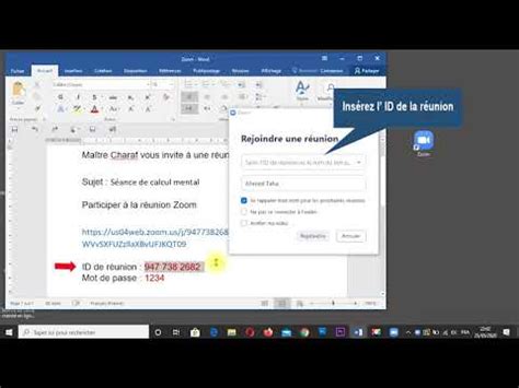 02 Tutoriel ZOOM : Rejoindre une réunion sur l'application Zoom sans