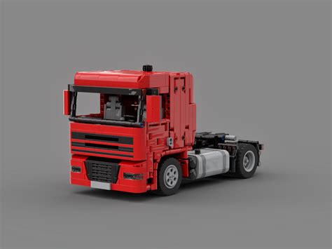 Lego Moc Daf Xf Tractor Unit By Grsbricks Rebrickable Build With Lego