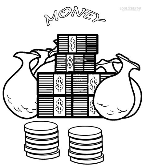 In excel 2010 and 2013, click file > print > print setup. Printable Money Coloring Pages For Kids | Cool2bKids