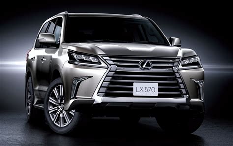 Download Wallpapers Lexus Lx 570 2018 Front View Luxury Suv Silver
