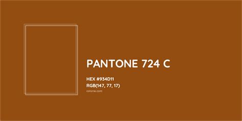 Pantone 724 C Complementary Or Opposite Color Name And Code 934d11