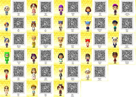 Tomodachi Life QR Codes YAY By TheSingettesRBack On DeviantArt