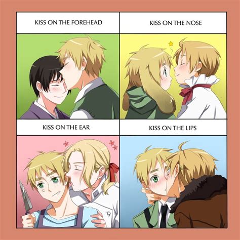 Kiss Meme APH England Hetalia Anime Kiss Meme Hetalia Headcanons