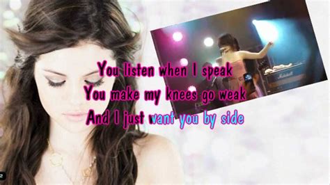 Karaoke I Promise You Selena Gomez And The Scence Instrumental Youtube