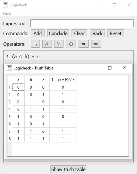 8 Best Free Truth Table Calculator Software For Windows
