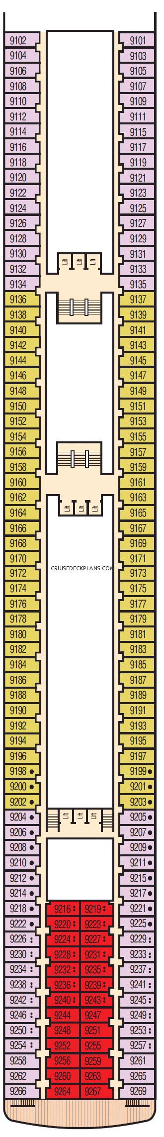 Pacific Jewel Deck Plans Cabin Diagrams Pictures