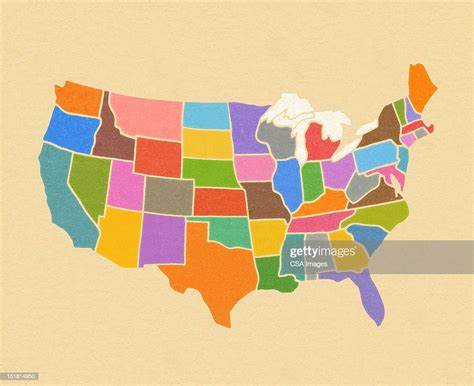 Map Of The United States High Res Vector Graphic Getty Images