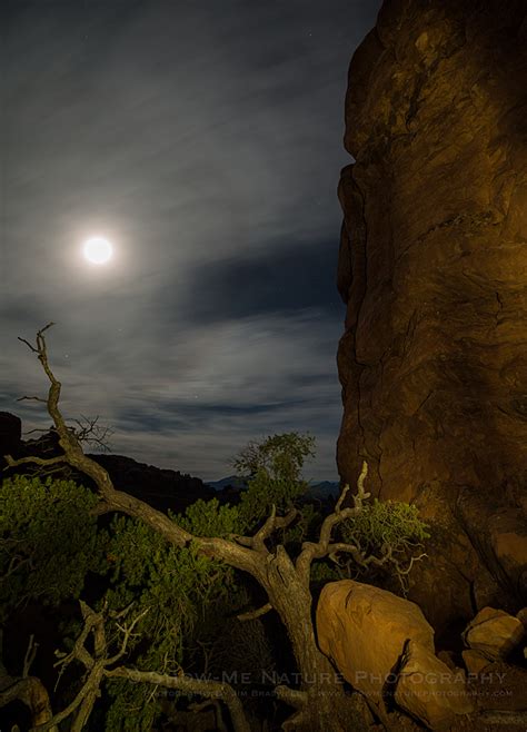 Balanced Rock At Night Part 2 Show Me Nature Photography