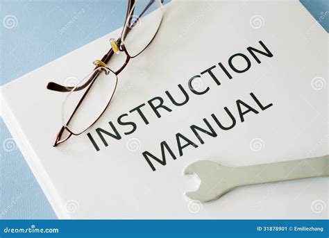 Instruction Manual Stock Image - Image: 31878901