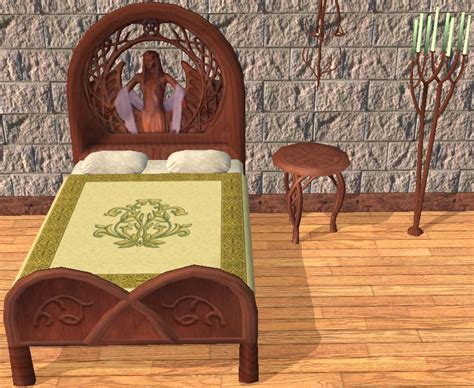 Elven Bedroom Furniture Sims 4 Mod