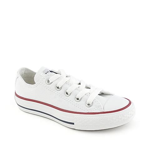 Converse Kids All Star Ox White Lace Up Casual Shoes Shiekh Shoes