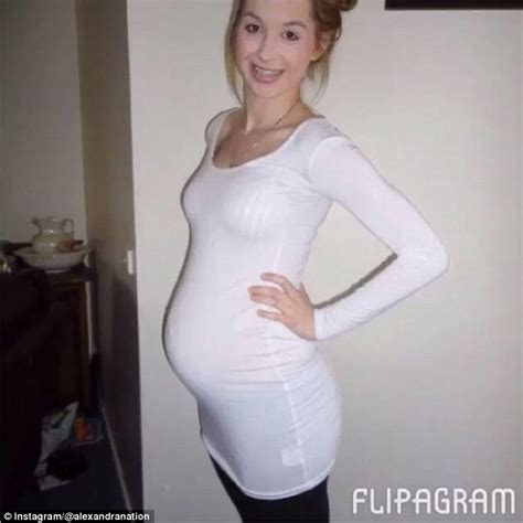 The Bachelors Alex Nation Pictured Showing Off Her Baby Bump In A