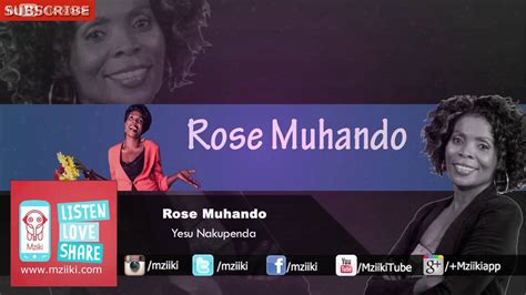 Yesu Nakupenda Rose Muhando Official Audio Youtube Music