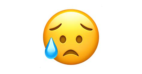 😥 Sad But Relieved Face Emoji — Meaning Copy And Paste