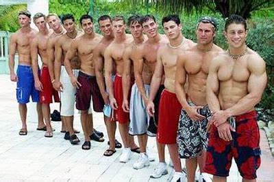 Muscle Jocks Pretty Hunks All In A Row