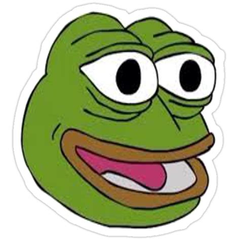 Radicool Pepe Sad Frog Meme Design Stickers By Shadzky Redbubble