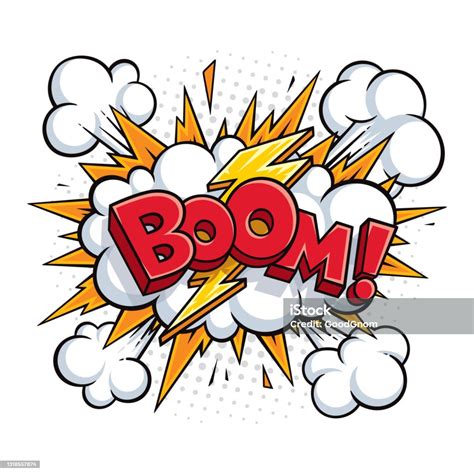 Boom Vector Comic Speech Bubble Effect Stock Illustration Download Image Now Comic Book