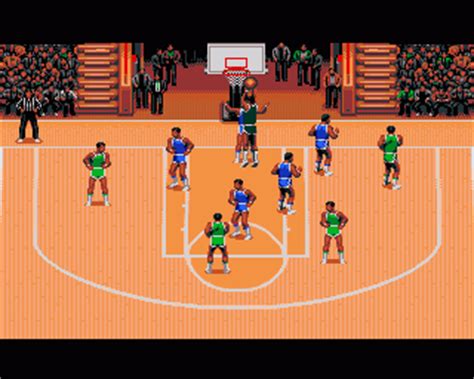 Basketball is a 1989 computer basketball game for the home computers. TV Sports Basketball ROM