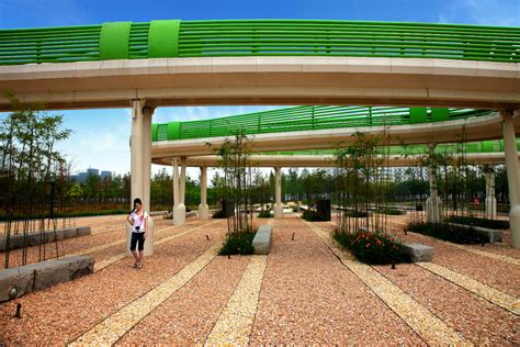 Turenscape Landscape Architecture Suining Sleeve Bridge Landscape Architecture Platform