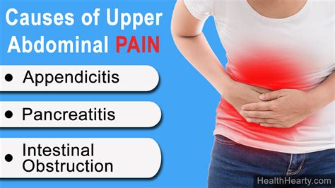 Severe Upper Abdominal Pain Health Hearty