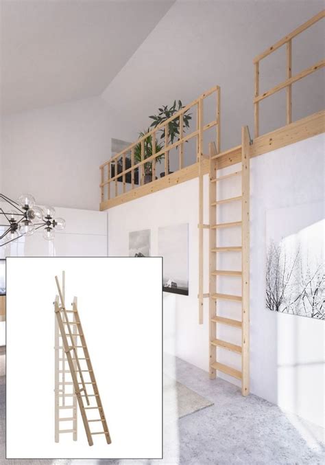 Wooden Loft Ladders New Quality Stufe Attic Space Saverfolding