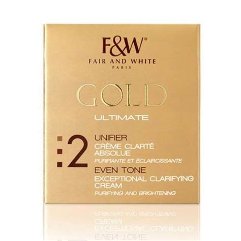 Fair And White Gold 2 Except Clarifying Cream 200ml Shop And Go