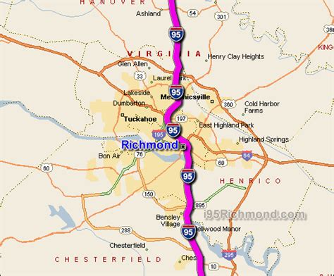 I 95 Richmond Traffic Maps And Road Conditions
