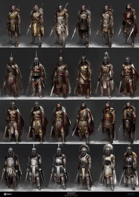 Artstation Alexios Armor Concept Art Gabriel Blain Warrior Concept